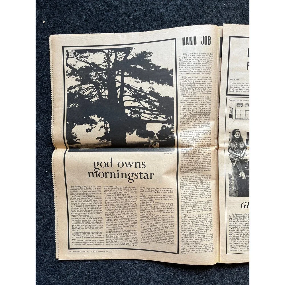 1970s Teacher of the Year, High Times Underground Newspaper, Black Panther Part